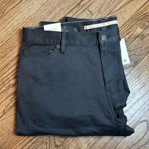 NWT Banana Republic Slim Fit Traveler Pant - 35x32 - Charcoal Gray